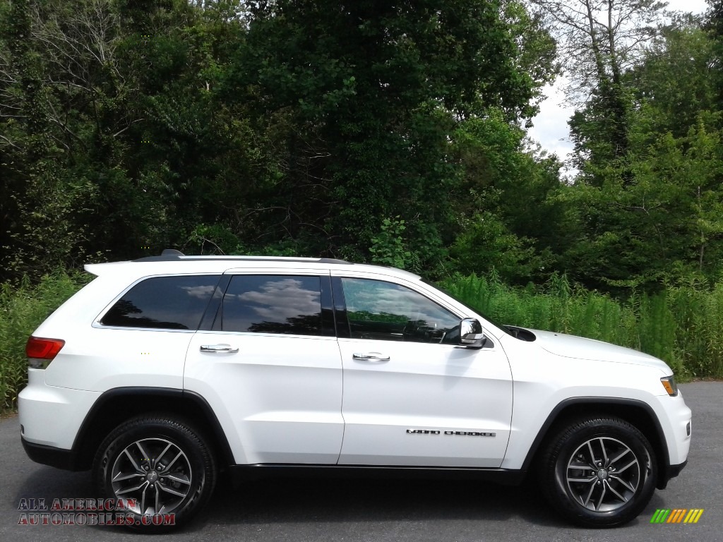 2017 Grand Cherokee Limited 4x4 - Bright White / Black/Light Frost Beige photo #5