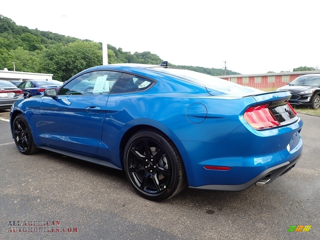 2020 Mustang EcoBoost Fastback - Velocity Blue / Ebony photo #4