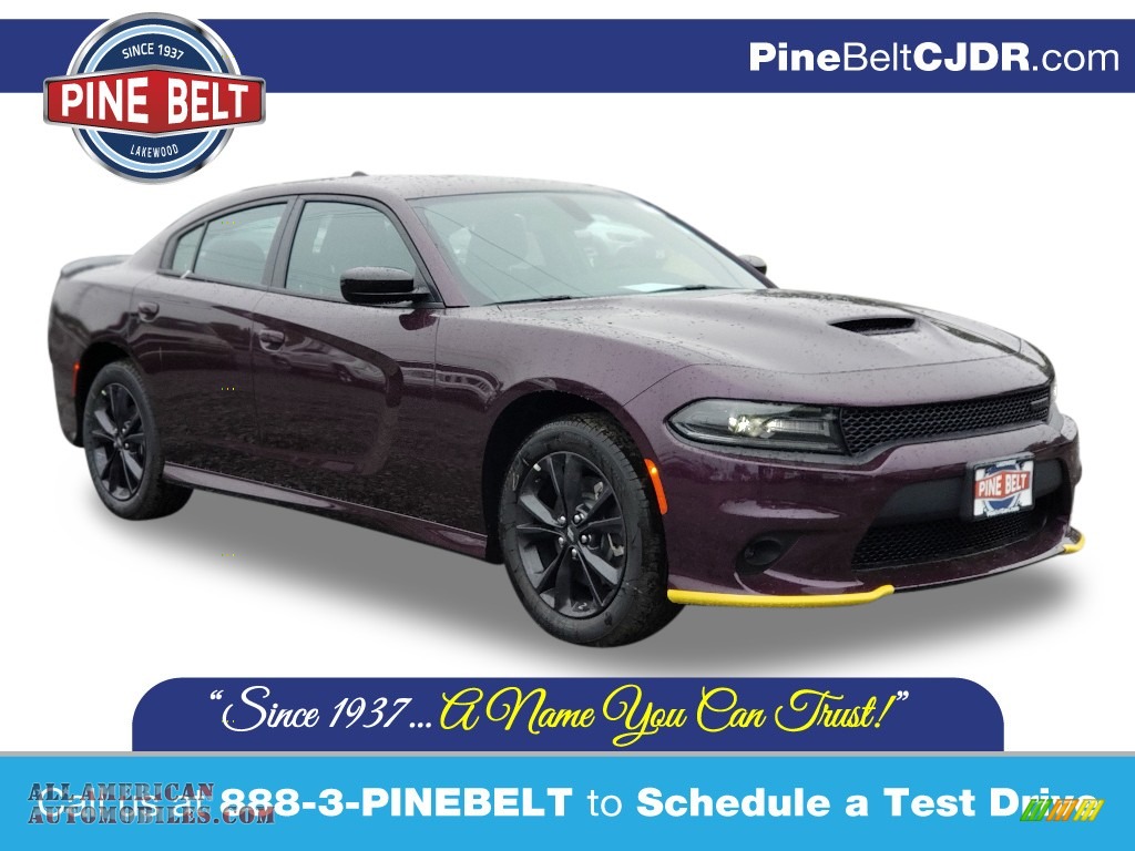 2020 Charger GT AWD - Hellraisin / Black photo #1