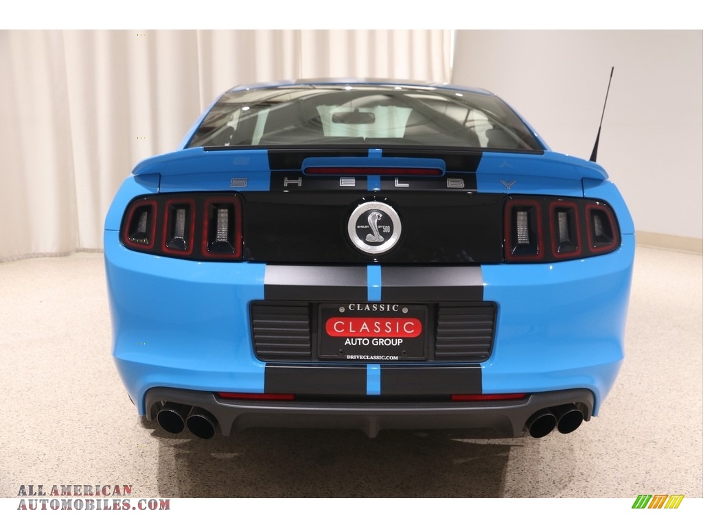 2013 Mustang Shelby GT500 SVT Performance Package Coupe - Grabber Blue / Shelby Charcoal Black/Black Accent photo #19