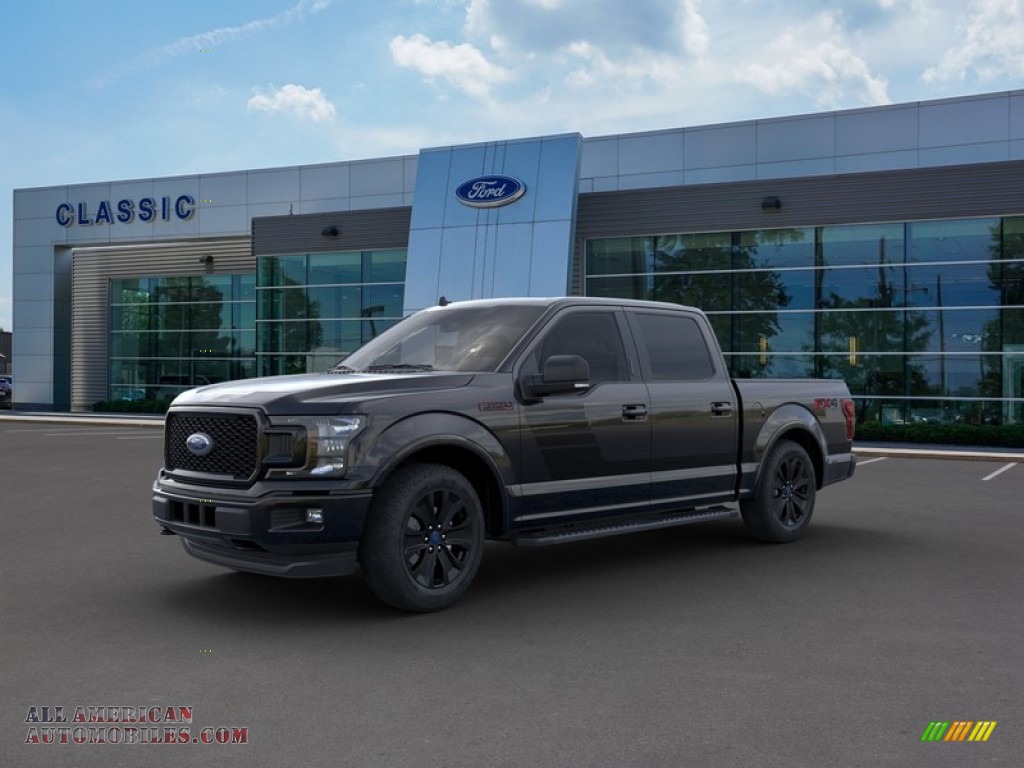 2020 F150 XLT SuperCrew 4x4 - Agate Black / Sport Special Edition Black/Red photo #1