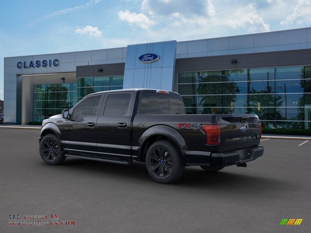 2020 F150 XLT SuperCrew 4x4 - Agate Black / Sport Special Edition Black/Red photo #4
