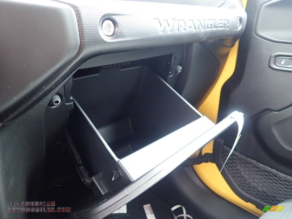 2020 Wrangler Willys 4x4 - Hellayella / Black photo #18