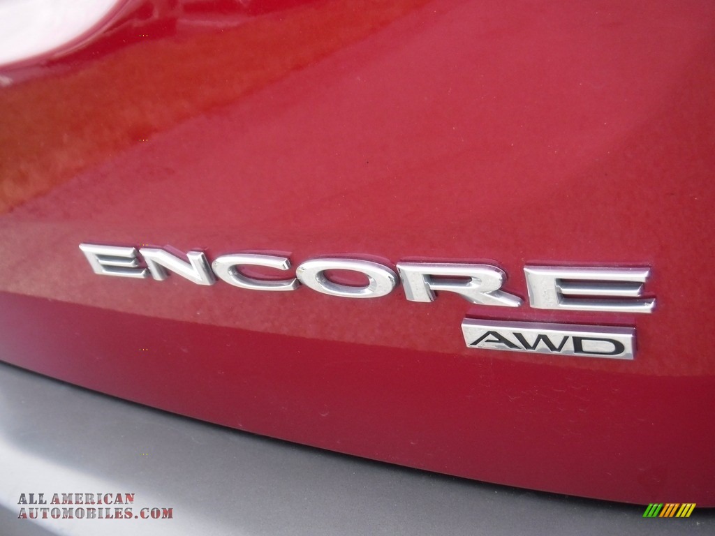 2014 Encore AWD - Ruby Red Metallic / Ebony photo #9