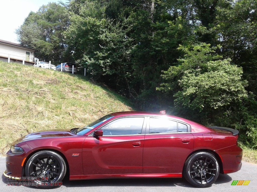 Octane Red / Black/Ruby Red Dodge Charger Scat Pack