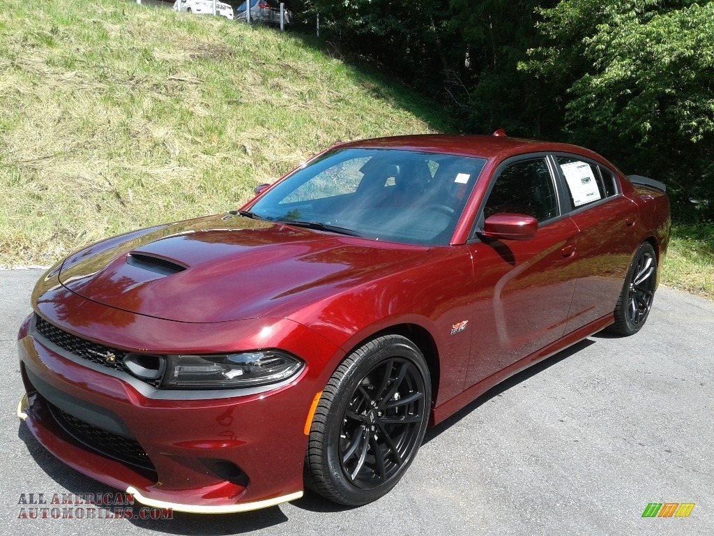 2020 Charger Scat Pack - Octane Red / Black/Ruby Red photo #2