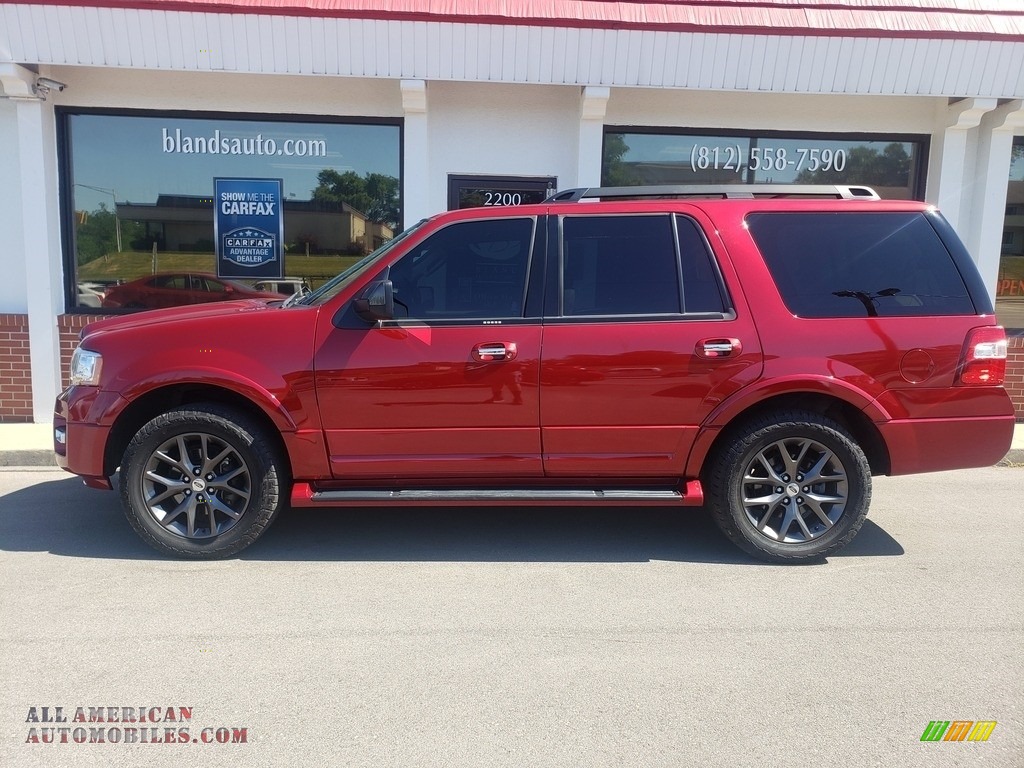 2017 Expedition Limited 4x4 - Ruby Red / Dune photo #1