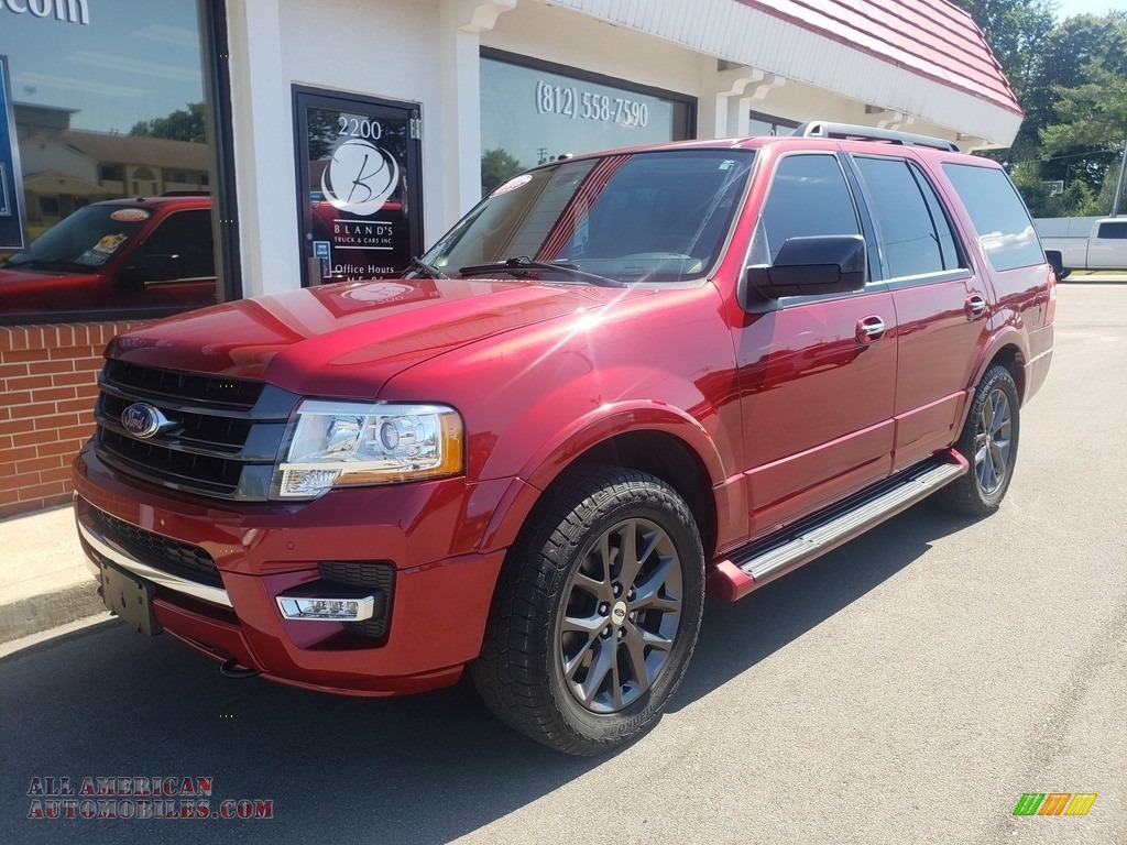 2017 Expedition Limited 4x4 - Ruby Red / Dune photo #2