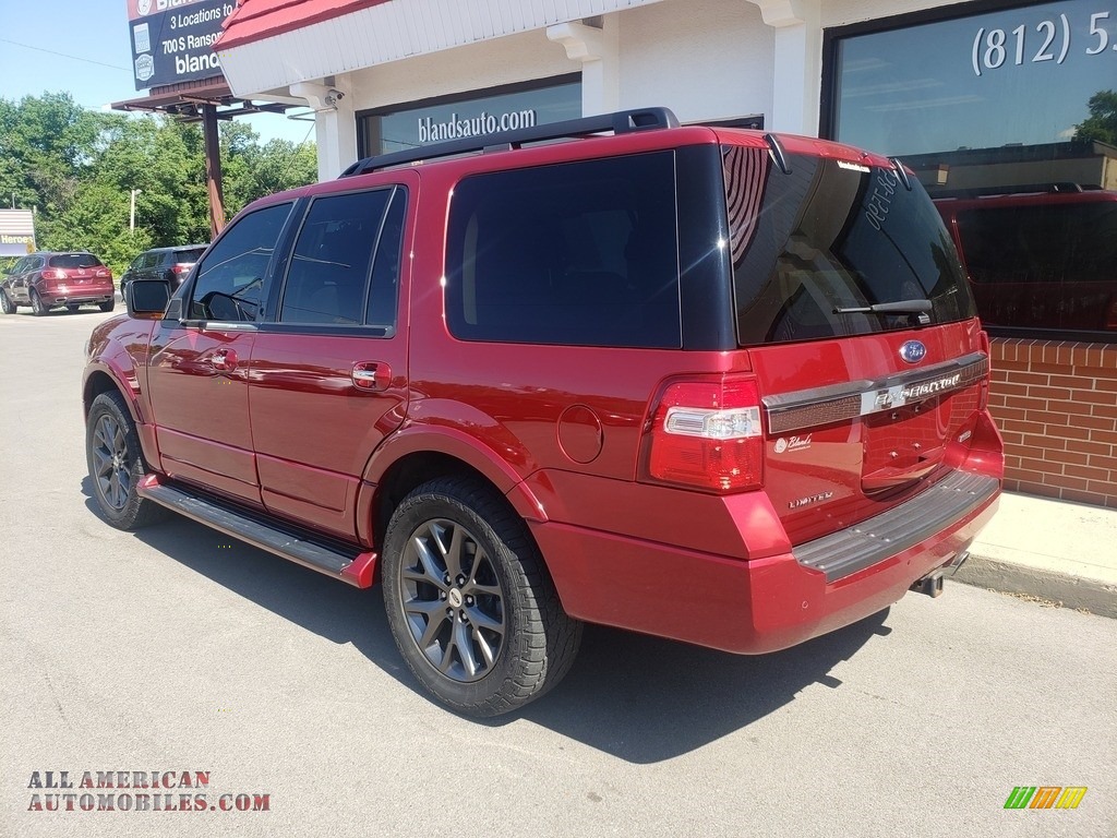 2017 Expedition Limited 4x4 - Ruby Red / Dune photo #37