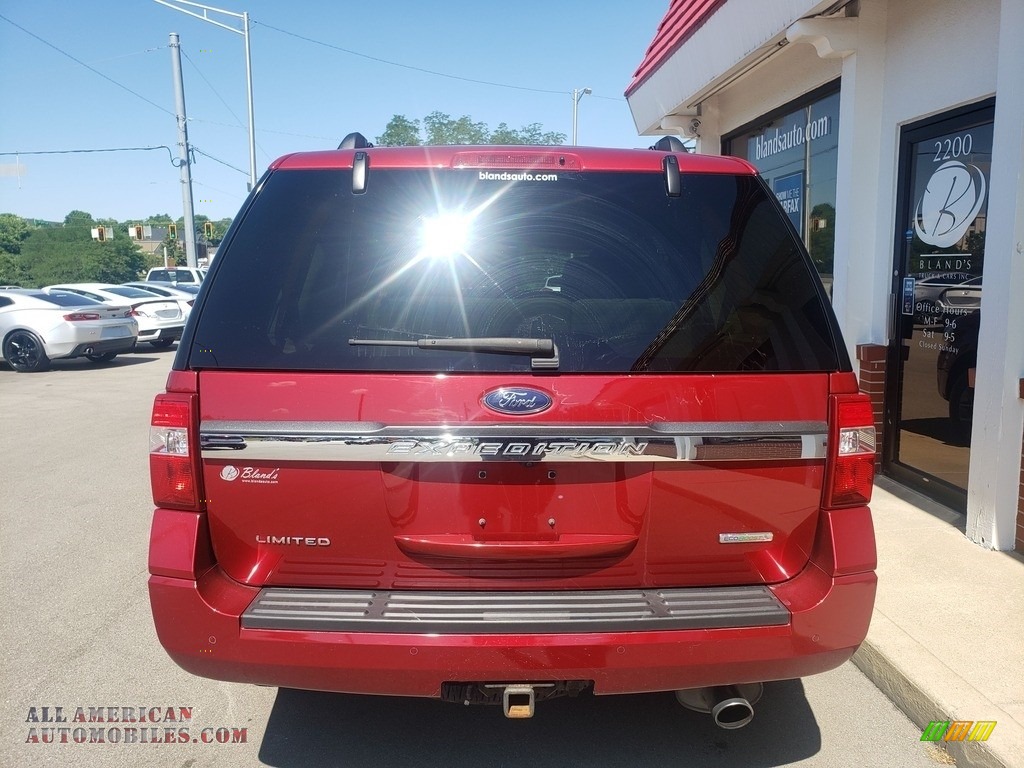 2017 Expedition Limited 4x4 - Ruby Red / Dune photo #38