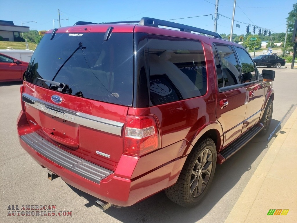 2017 Expedition Limited 4x4 - Ruby Red / Dune photo #47