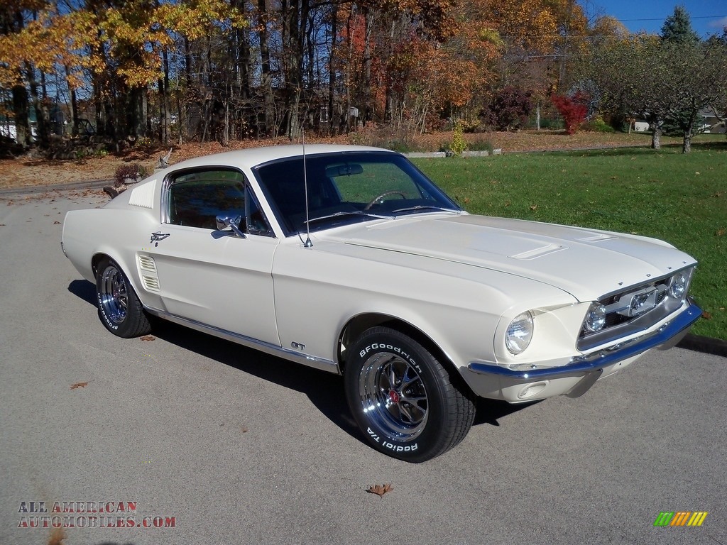 1967 Mustang Fastback - Wimbledon White / Black photo #1