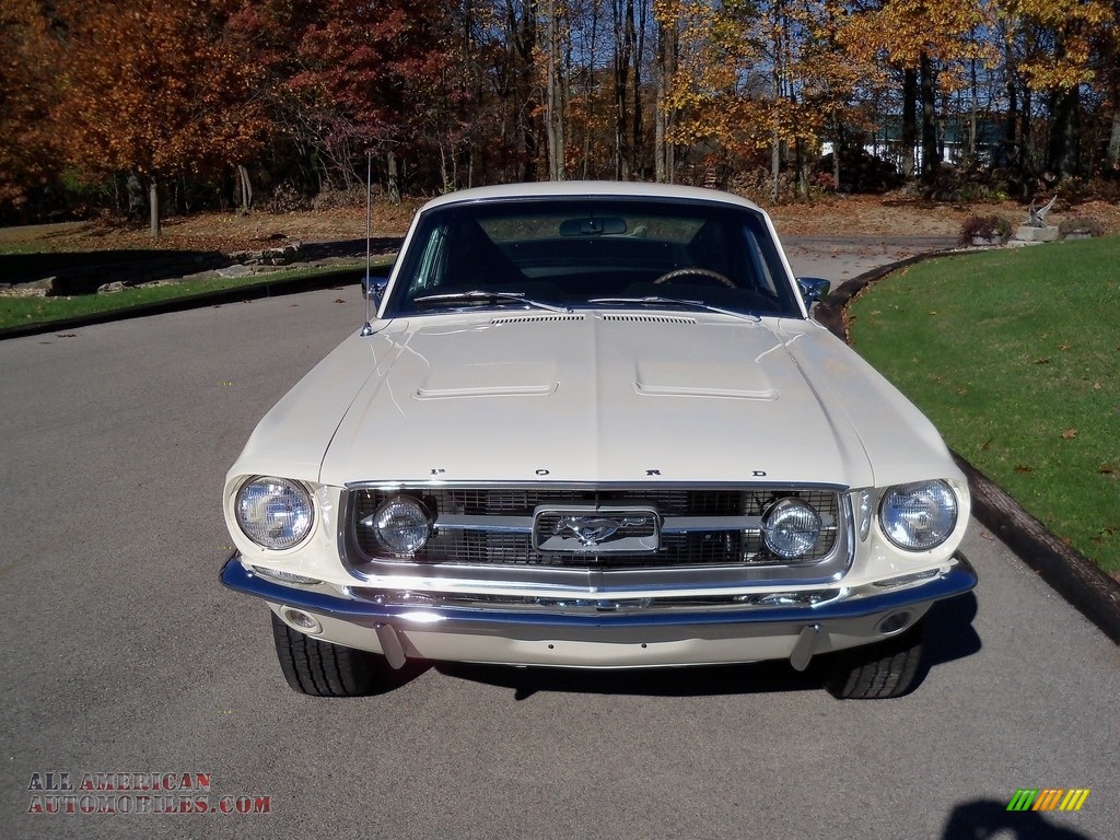 1967 Mustang Fastback - Wimbledon White / Black photo #3