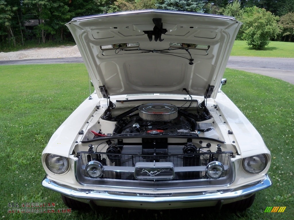 1967 Mustang Fastback - Wimbledon White / Black photo #14