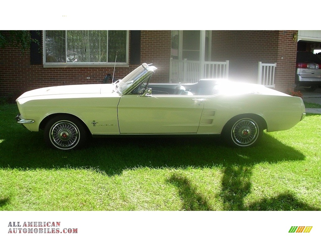 1967 Mustang Convertible - White / Blue photo #1