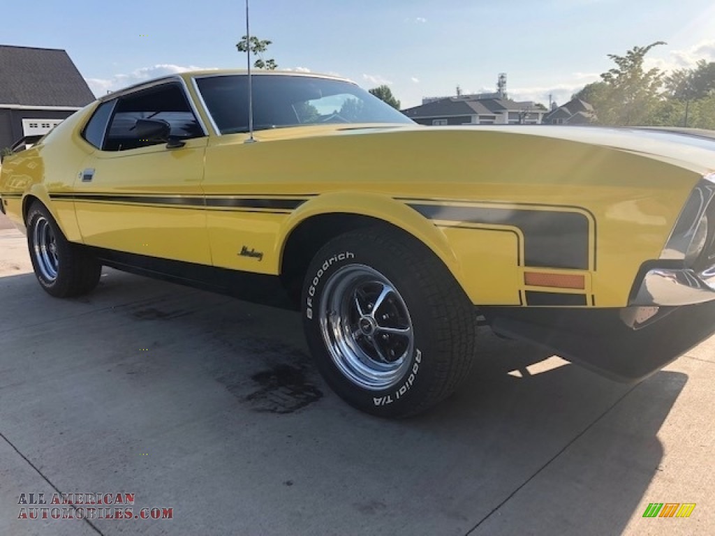 1971 Mustang Mach 1 - Grabber Yellow / Black photo #6