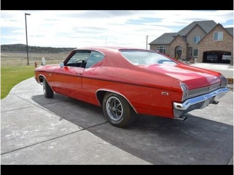 Red 1969 Chevrolet Chevelle SS Coupe