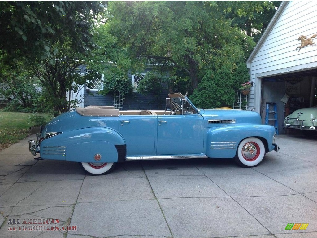 1941 Series 62 Convertible - Sky Blue / Tan photo #25