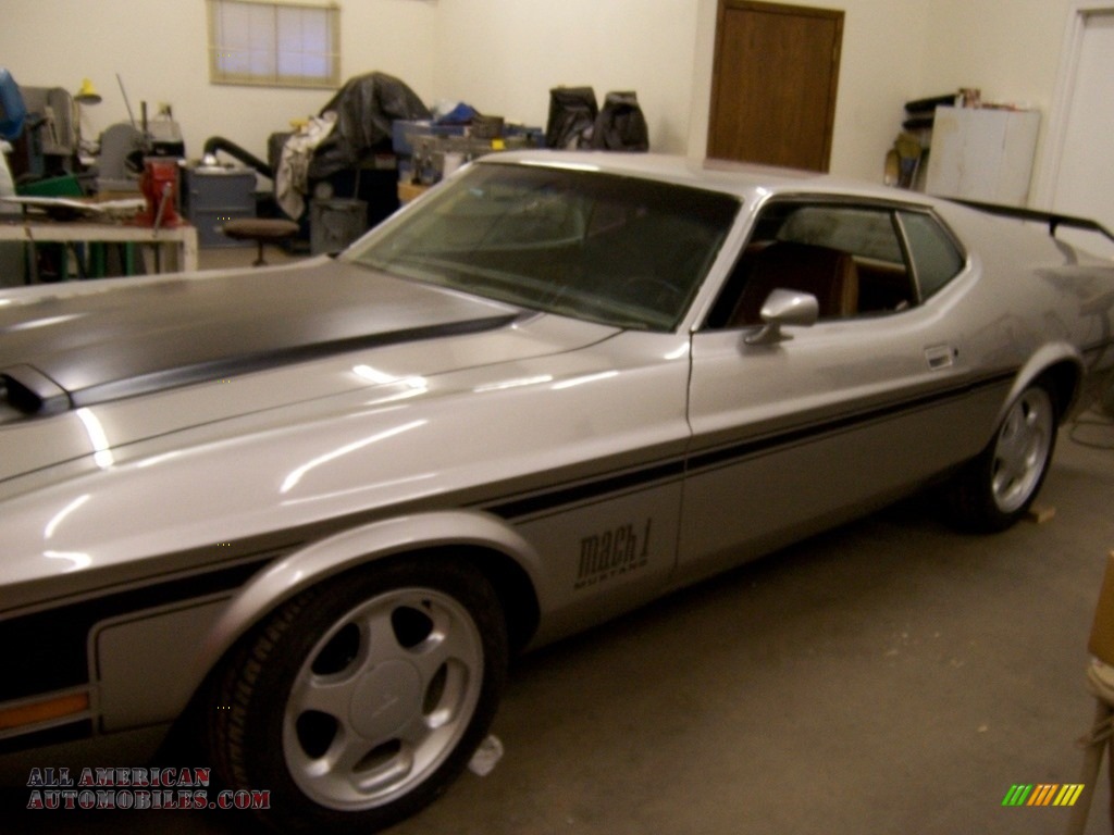 1971 Mustang Mach 1 - Silver / Black photo #1