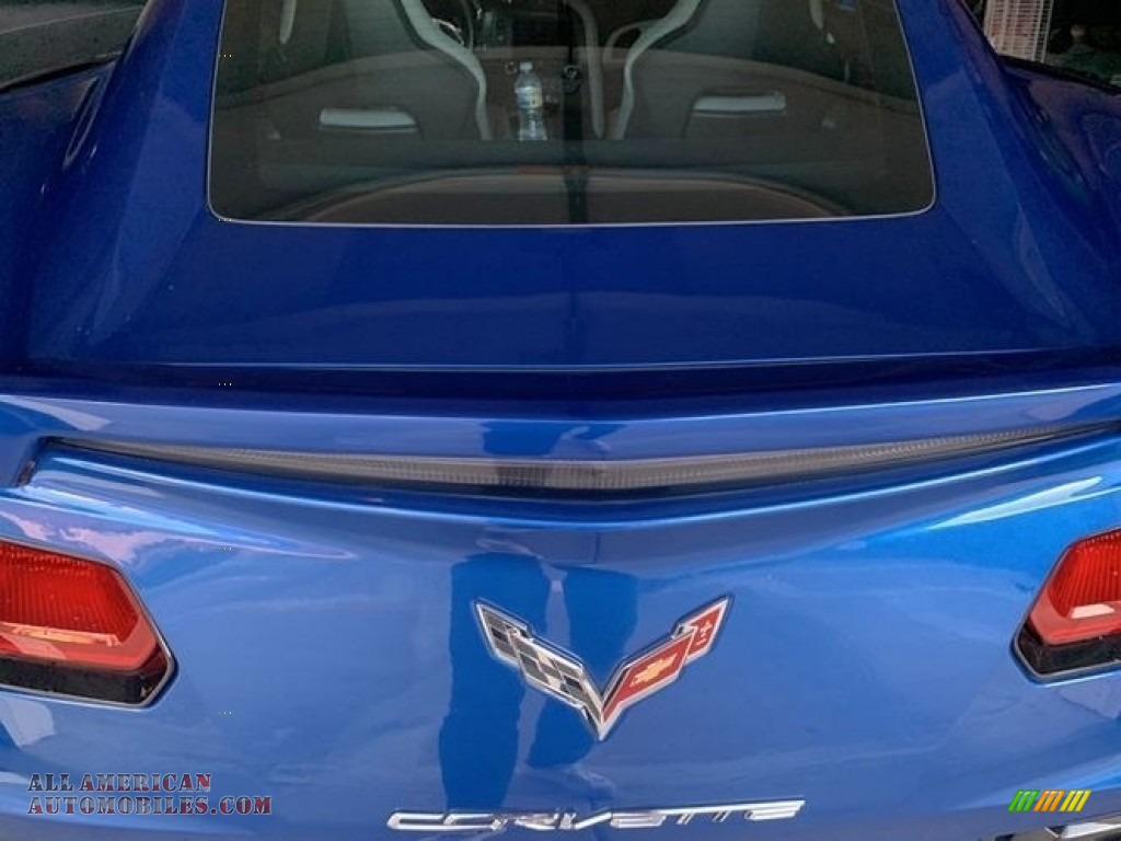 2016 Corvette Stingray Coupe - Laguna Blue Metallic / Gray photo #4