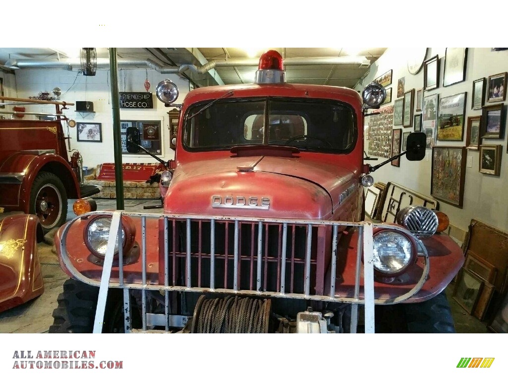 1954 Power Wagon  - Red / Black photo #6
