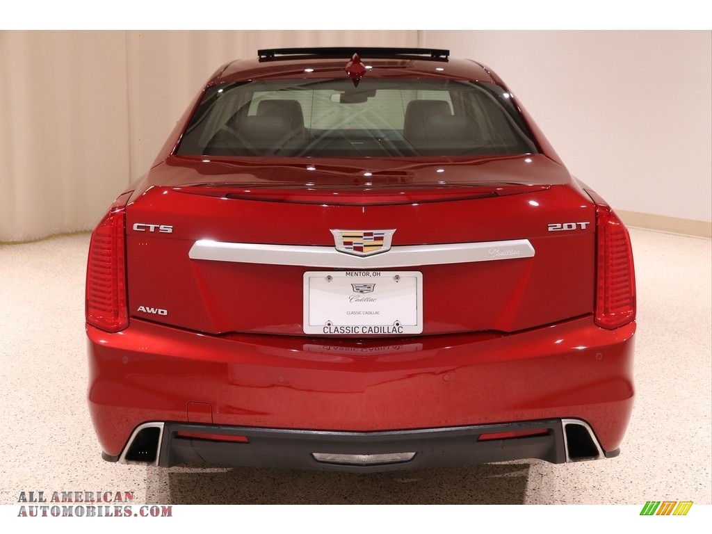 2019 CTS Luxury AWD - Red Obsession Tintcoat / Jet Black photo #20