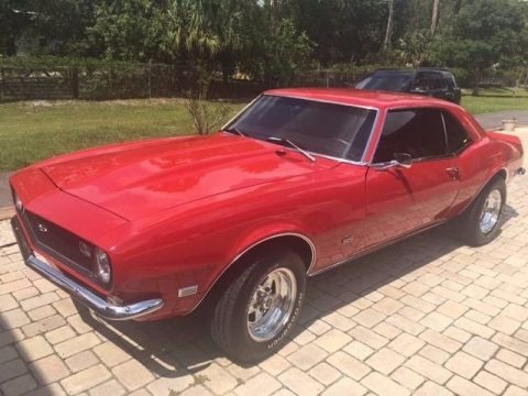 Red 1968 Chevrolet Camaro SS Coupe