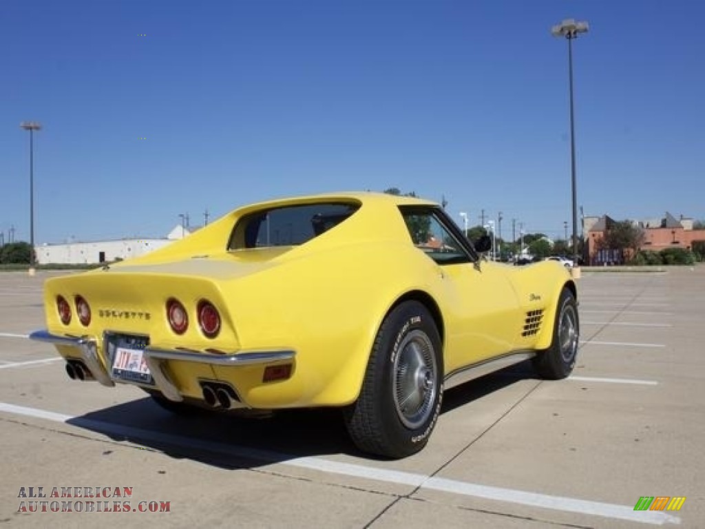 1970 Corvette Stingray Sport Coupe - Daytona Yellow / Gray photo #5