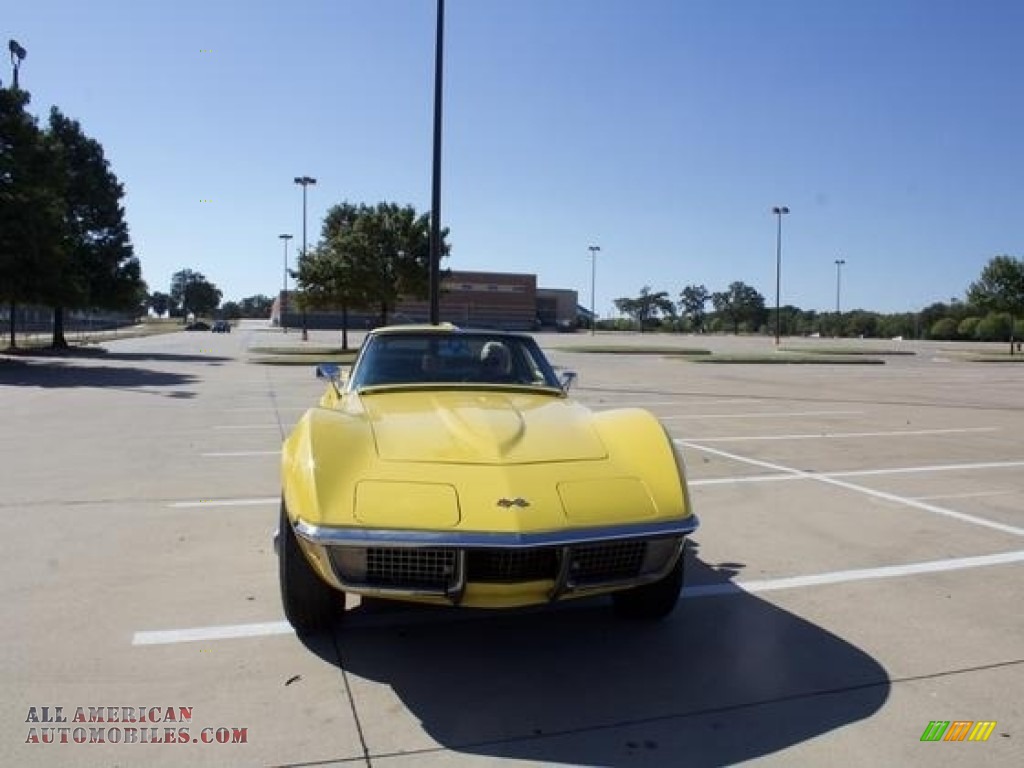 1970 Corvette Stingray Sport Coupe - Daytona Yellow / Gray photo #6
