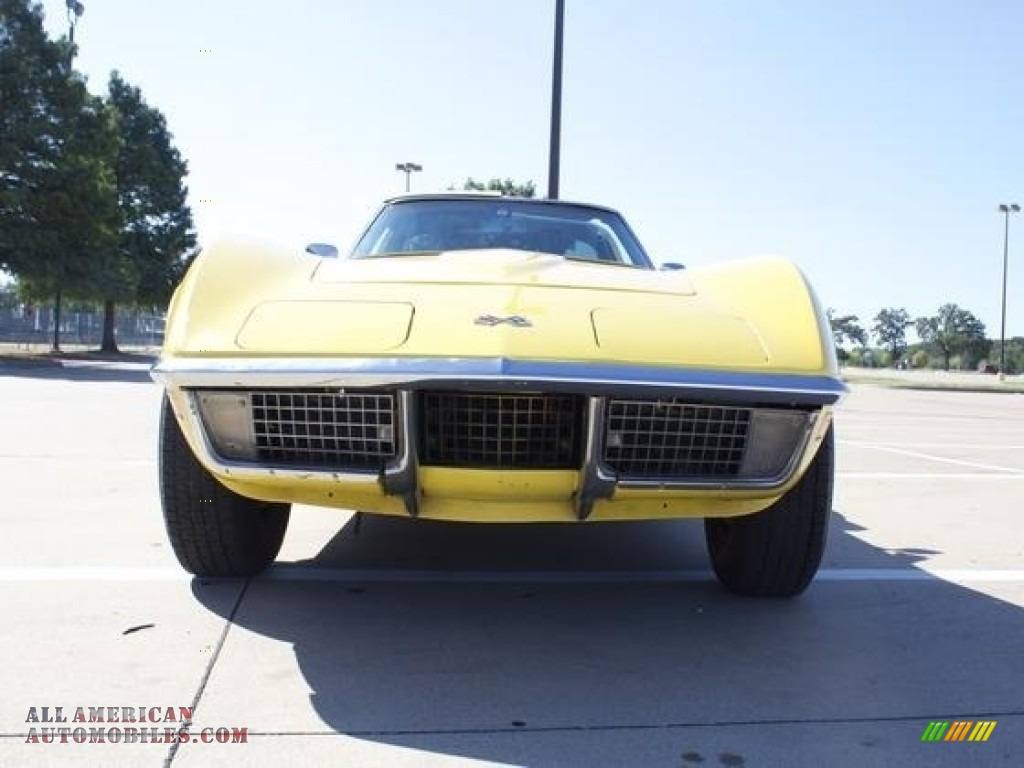 1970 Corvette Stingray Sport Coupe - Daytona Yellow / Gray photo #7