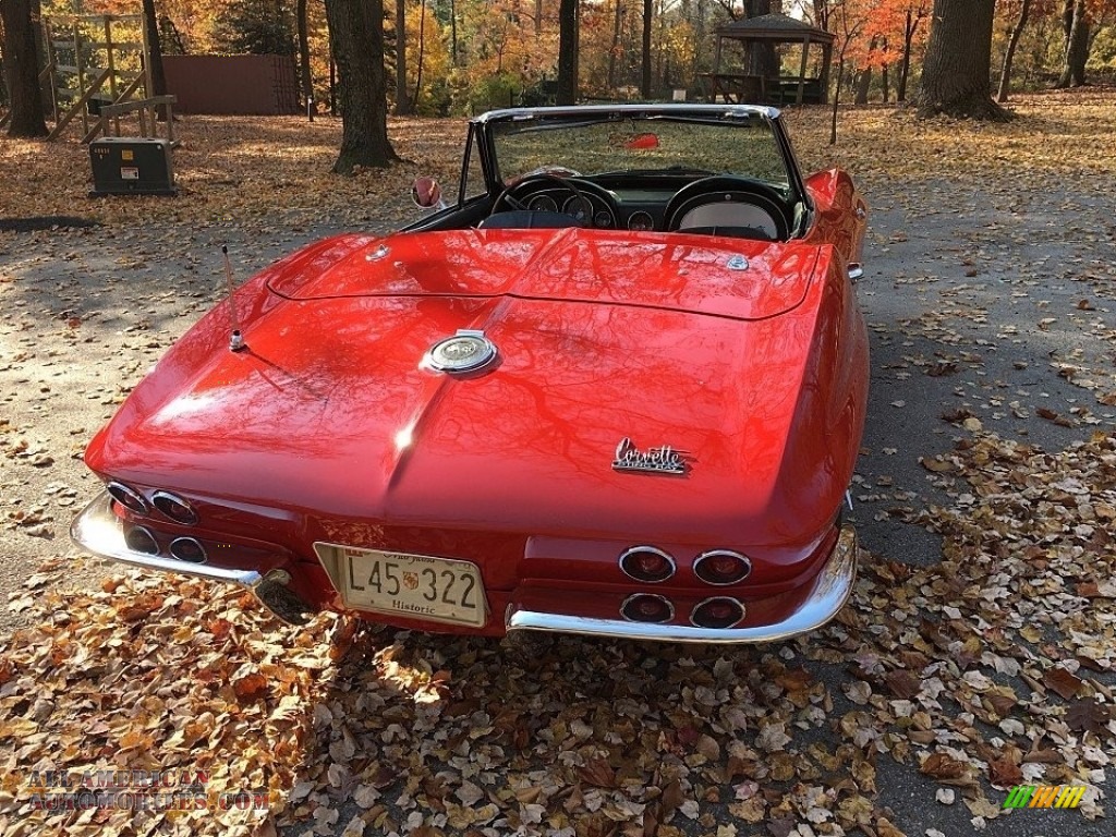 1966 Corvette Sting Ray Convertible - Rally Red / Black photo #20