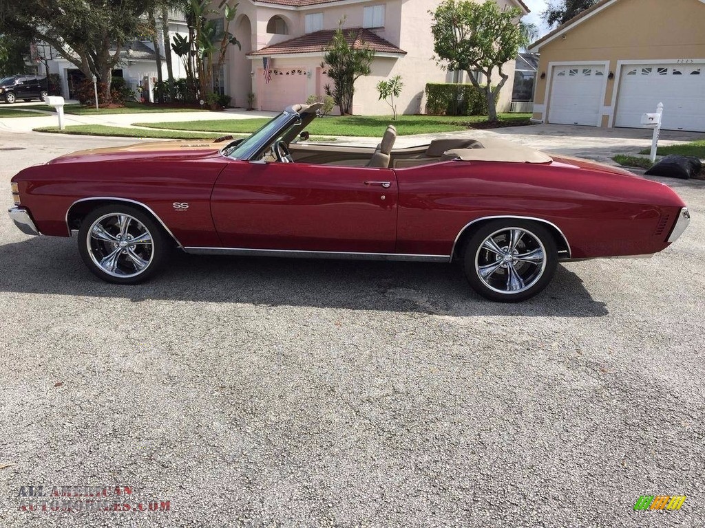 Crystal Red / Beige Chevrolet Chevelle SS 454 Convertible RestoMod