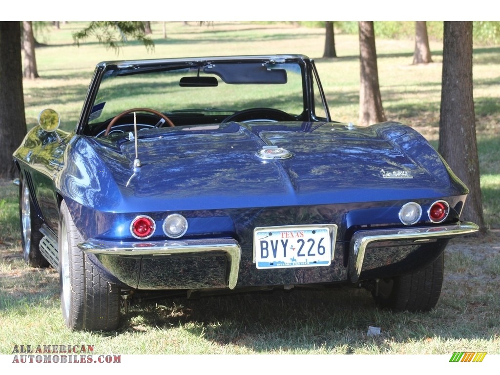 1966 Corvette Sting Ray Convertible - Laguna Blue / Black photo #9