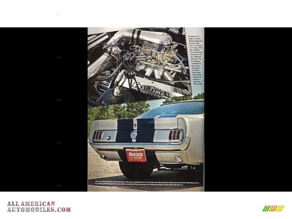 1965 Mustang Shelby GT350 Recreation - Silver / Black photo #31