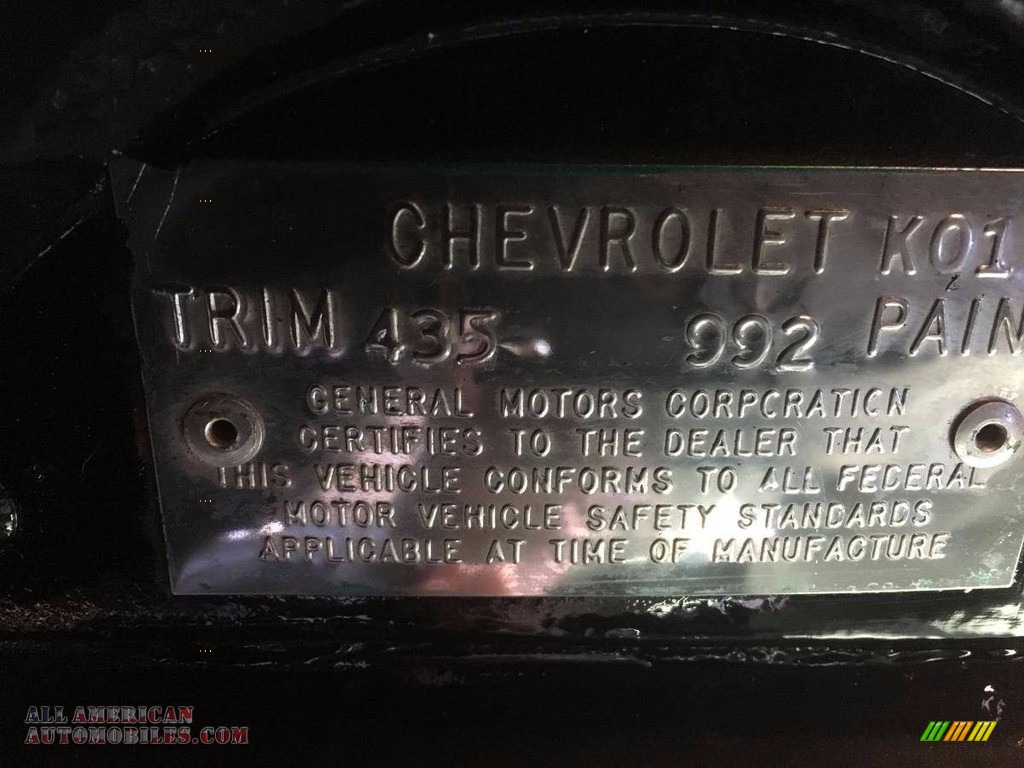 1968 Corvette Coupe - Tuxedo Black / Tobacco photo #15