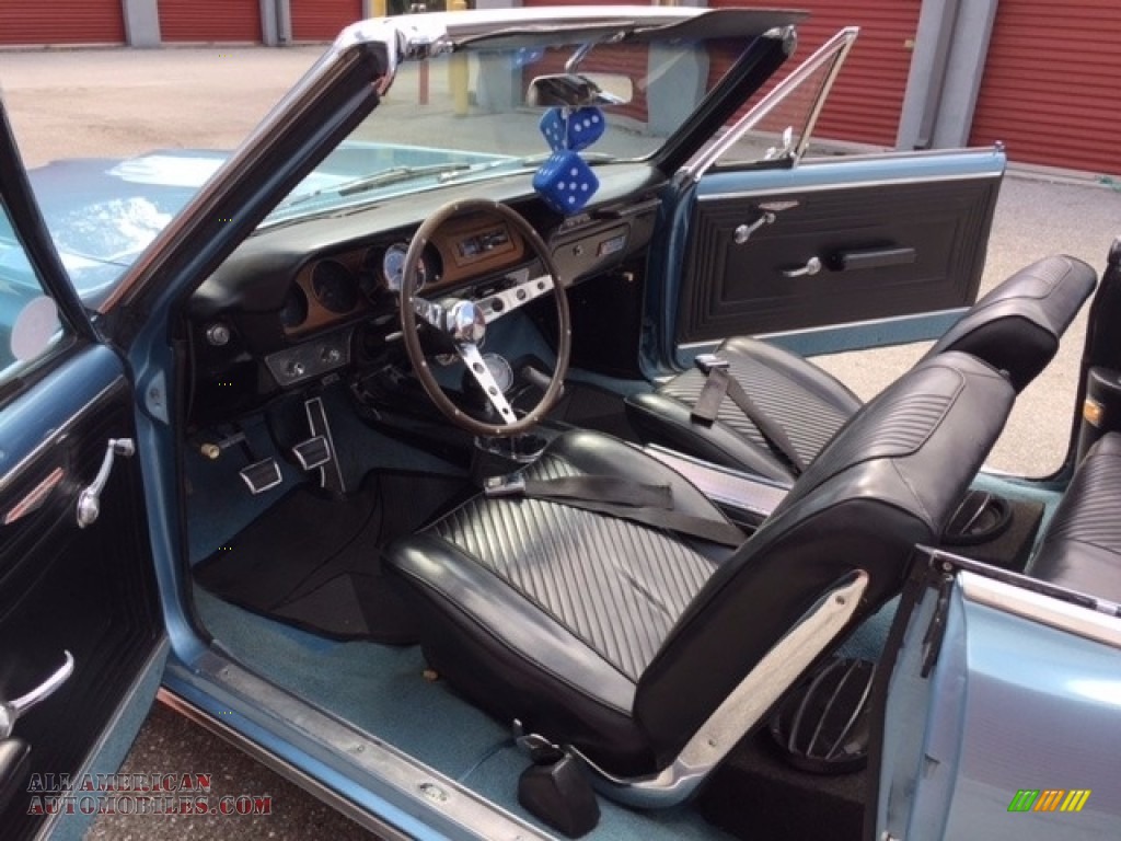 1965 GTO Convertible - Fontaine Blue / Black photo #6