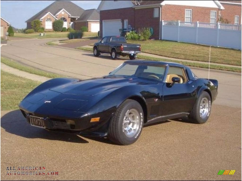 1979 Corvette Coupe - Black / Light Beige photo #3