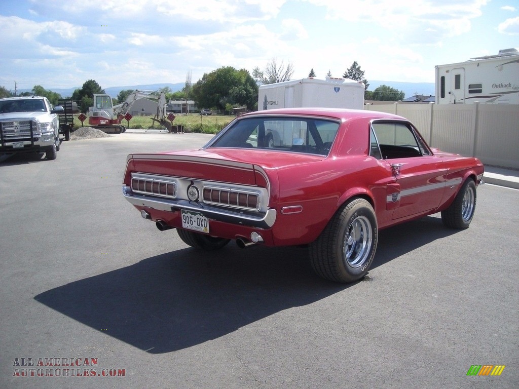 1968 Mustang High Country Special Coupe - Red / Black photo #2
