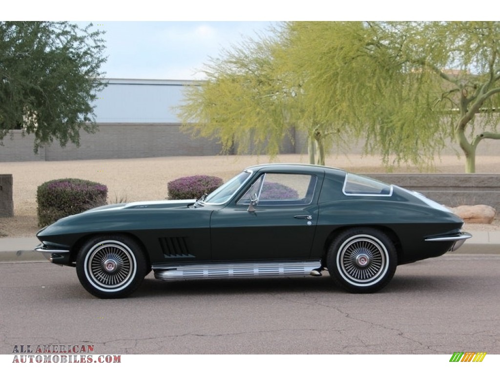 1967 Corvette Coupe - Goodwood Green / Black photo #1