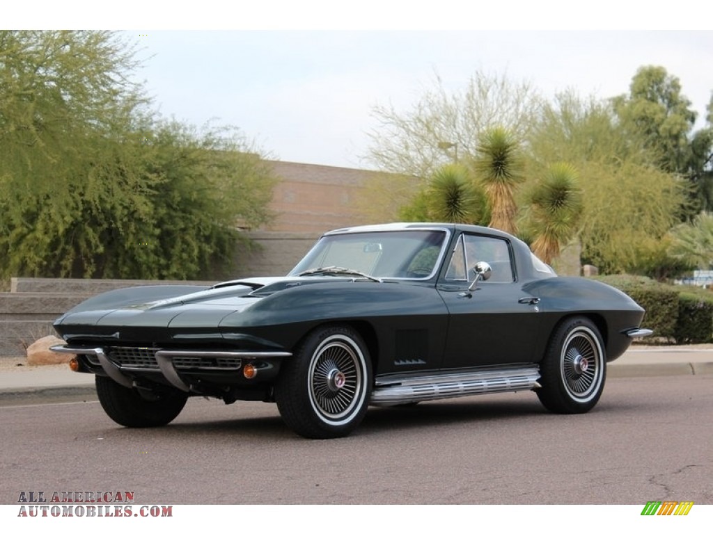 1967 Corvette Coupe - Goodwood Green / Black photo #2
