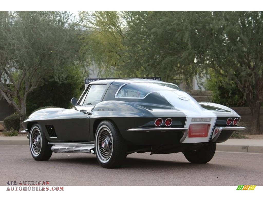 1967 Corvette Coupe - Goodwood Green / Black photo #9