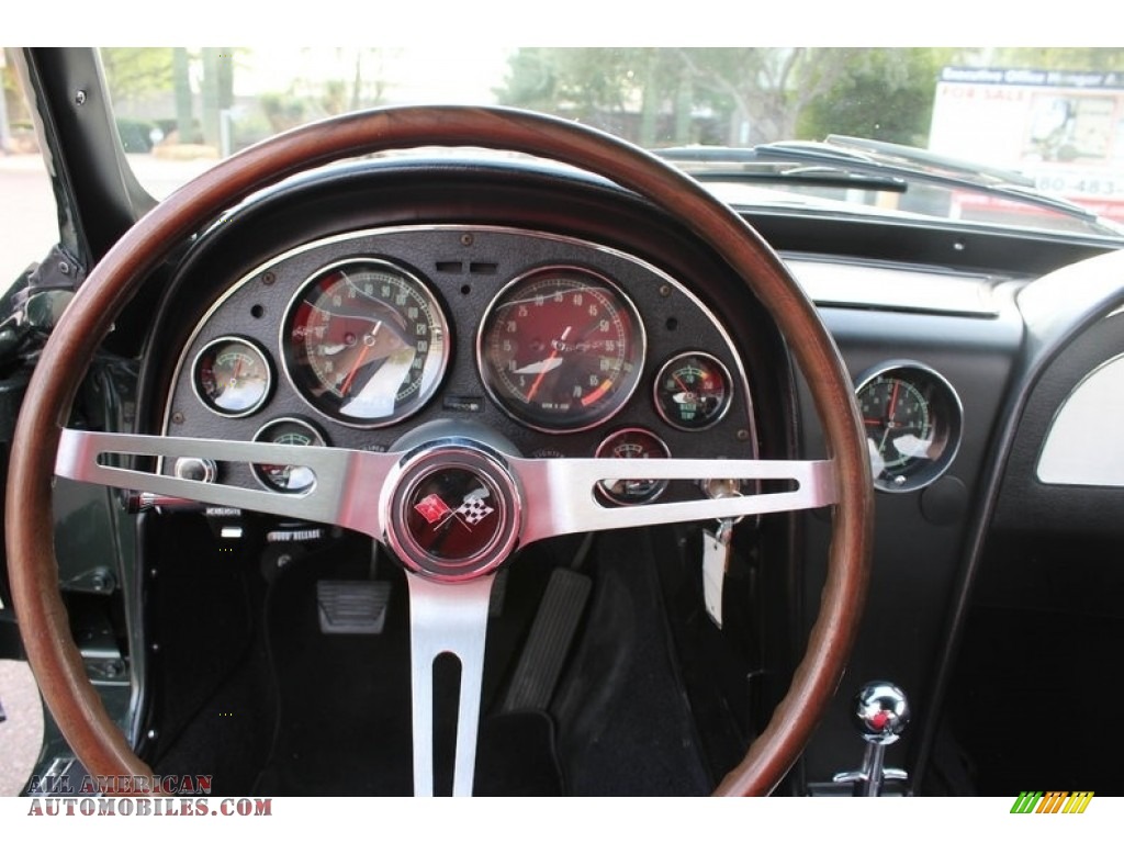 1967 Corvette Coupe - Goodwood Green / Black photo #12