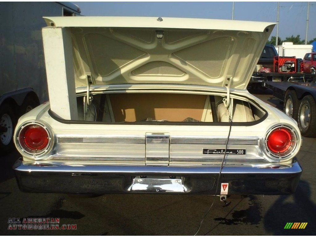 1964 Fairlane 500 Thunderbolt Coupe - White / White/Gold photo #8