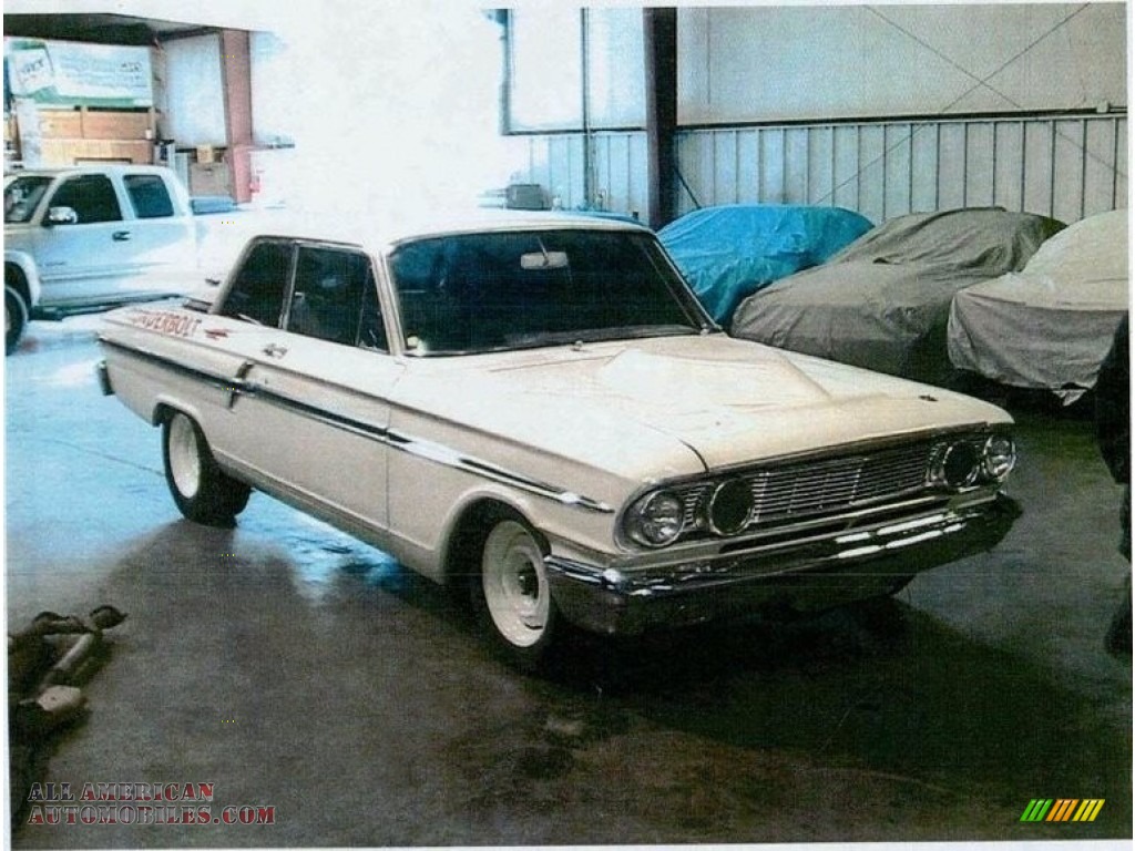 1964 Fairlane 500 Thunderbolt Coupe - White / White/Gold photo #18