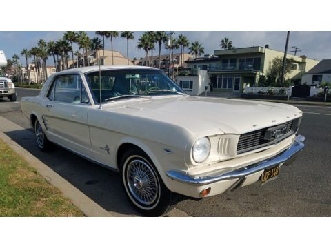 Wimbledon White 1966 Ford Mustang Coupe