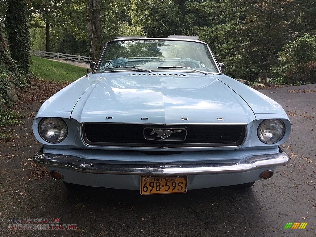 1966 Mustang Convertible - Arcadian Blue / Light Blue photo #7