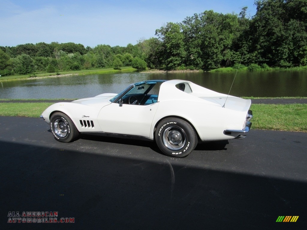 1969 Corvette Coupe - Can Am White / Bright Blue photo #1