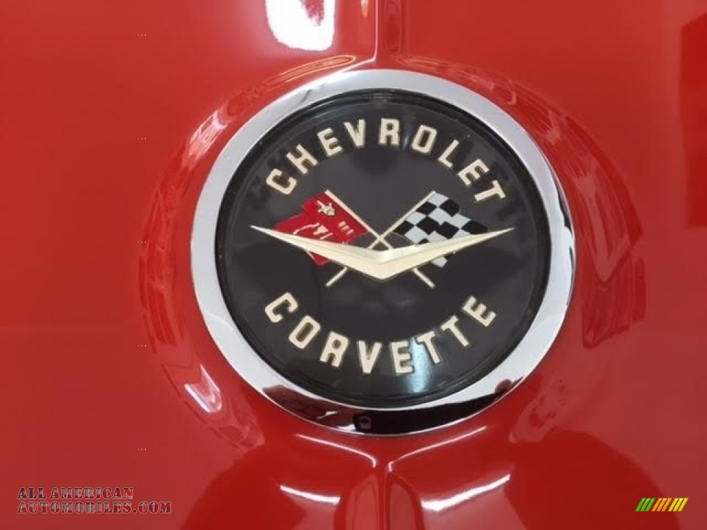 1962 Corvette Convertible - Roman Red / Black photo #17