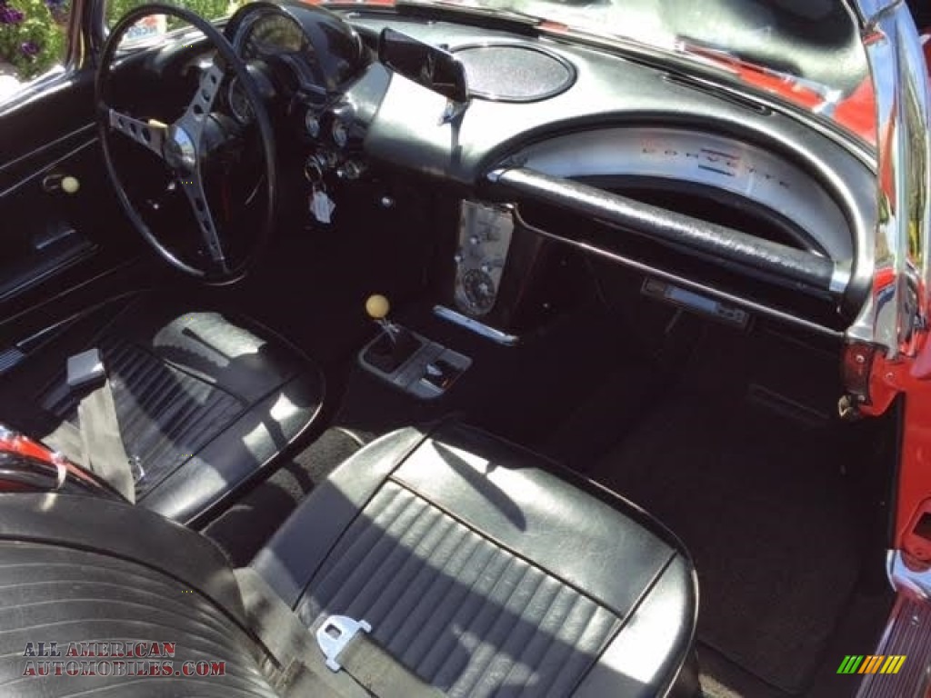 1962 Corvette Convertible - Roman Red / Black photo #21