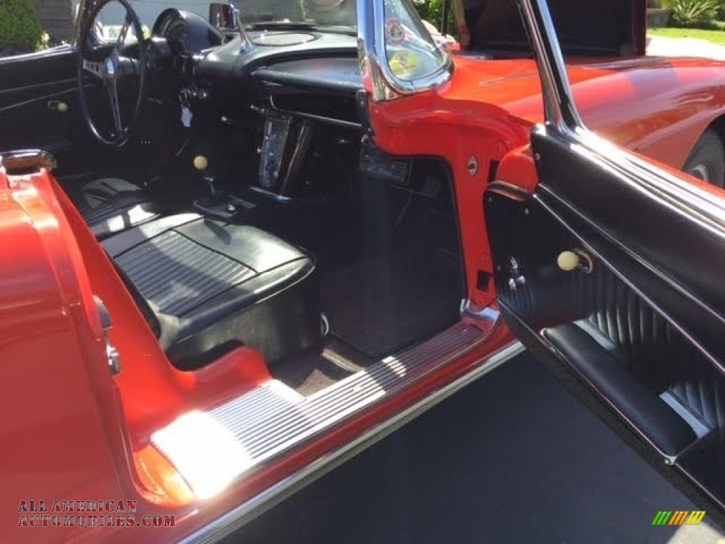 1962 Corvette Convertible - Roman Red / Black photo #26